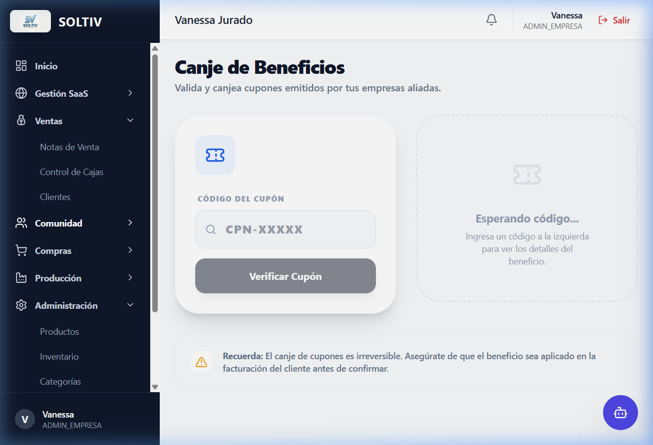 Seguimiento de Cupones